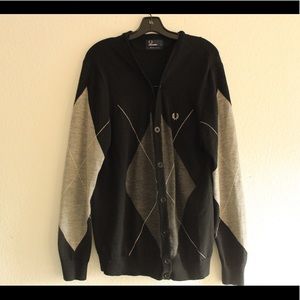 Fred Perry Cardigan Size Large